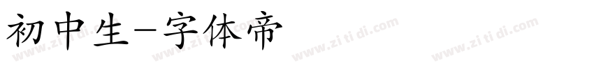 初中生字体转换