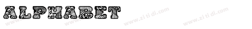 Alphabet字体转换