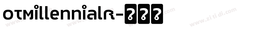 OTMillennialR字体转换