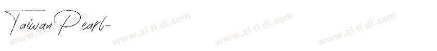 TaiwanPearl字体转换