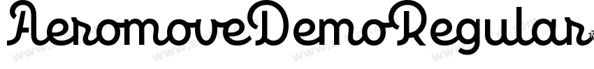 AeromoveDemoRegular字体转换
