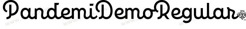 PandemiDemoRegular字体转换