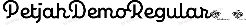 PetjahDemoRegular字体转换