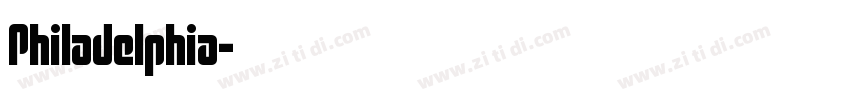 Philadelphia字体转换