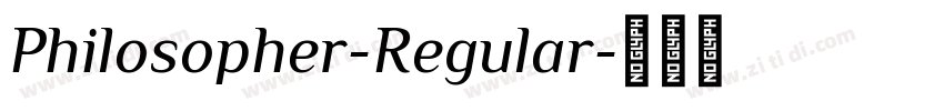 Philosopher-Regular字体转换