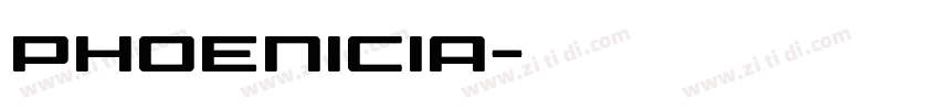 Phoenicia字体转换