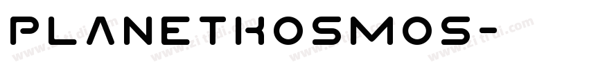 PlanetKosmos字体转换