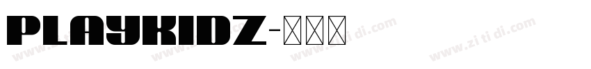Playkidz字体转换