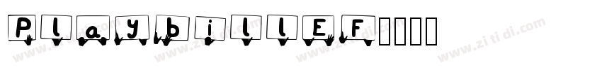 PlaybillEF字体转换