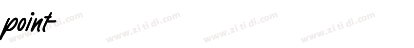point字体转换
