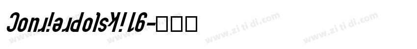 CourierPolski19字体转换