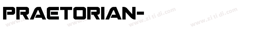 Praetorian字体转换 Praetorian字体转换