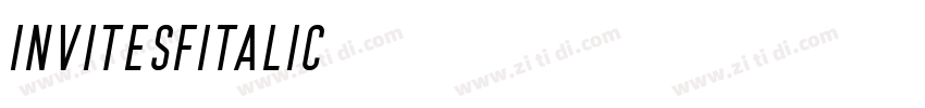 InviteSFItalic字体转换