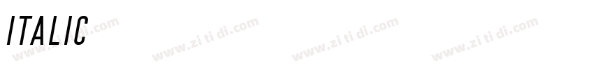 Italic字體字体转换