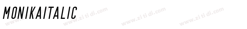 MonikaItalic字体转换