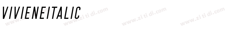 VivieneItalic字体转换