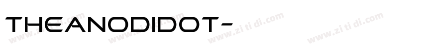 theanodidot字体转换