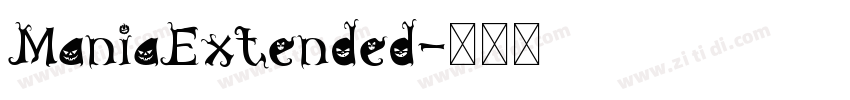 ManiaExtended字体转换