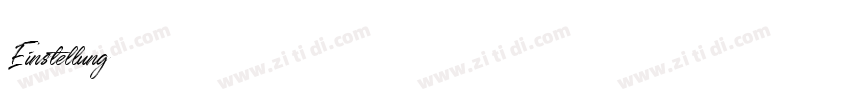 Einstellung字体转换