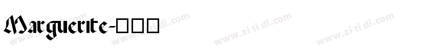 Marguerite字体转换