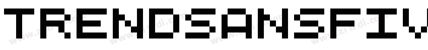 TrendSansFive字体转换