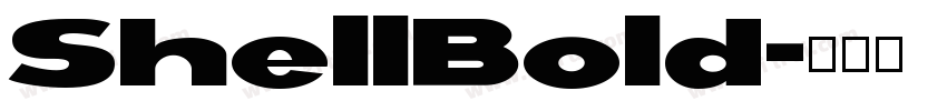 ShellBold字体转换