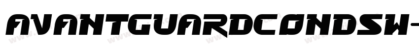 AvantGuardCondSW字体转换