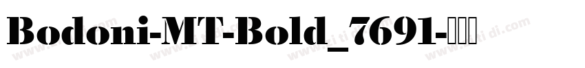 Bodoni-MT-Bold_7691字体转换