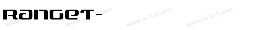 Ranget字体转换