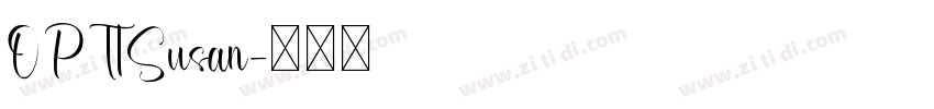 OPTISusan字体转换