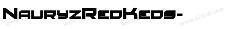 NauryzRedKeds字体转换