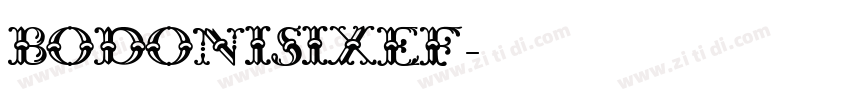 BodoniSixEF字体转换
