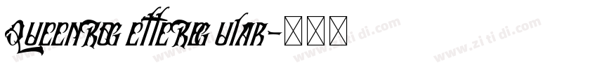 QueenRogetteRegular字体转换