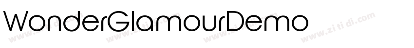 WonderGlamourDemo字体转换