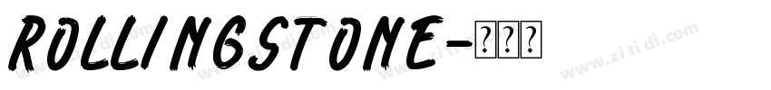 RollingStone字体转换