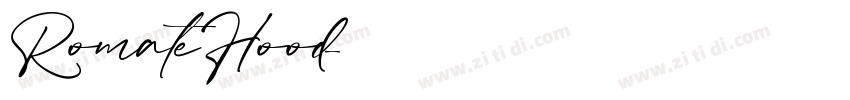 RomateHood字体转换