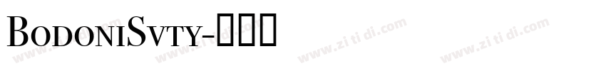 BodoniSvty字体转换 BodoniSvty字体转换