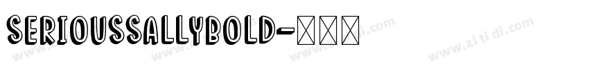 SeriousSallyBold字体转换