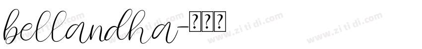 bellandha字体转换