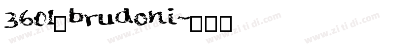 3601_brudoni字体转换
