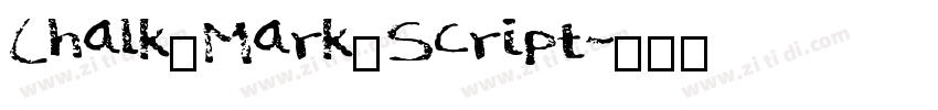 Chalk_Mark_Script字体转换