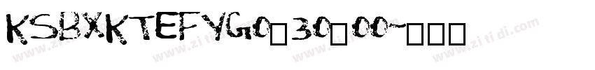 KSBXKTEFYG0_30_00字体转换