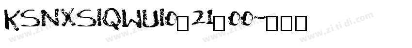 KSNXSIQWUI0_21_00字体转换