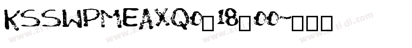 KSSWPMEAXQ0_18_00字体转换