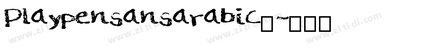 Playpensansarabic_字体转换