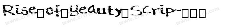 Rise_of_Beauty_Scrip字体转换