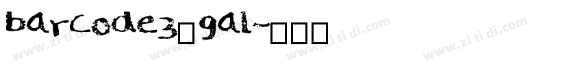 barcode3_9al字体转换 barcode3_9al字体转换