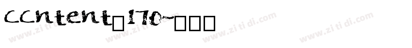ccntent_170字体转换