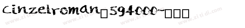 cinzelroman_594000字体转换