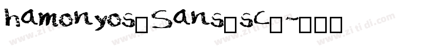 hamonyos_Sans_sc_字体转换